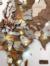 Carica l'immagine nel visualizzatore di Gallery, Mappa del Mondo 3D Ghiaccio