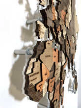 Load image into Gallery viewer, 3D LED Wooden World Map
