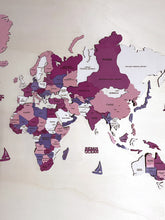 Carica l'immagine nel visualizzatore di Gallery, Mappa del Mondo 3D Rosa