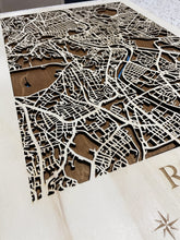 Carica l'immagine nel visualizzatore di Gallery, Mappa 3D in legno di Roma