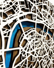 Carica l'immagine nel visualizzatore di Gallery, Mappa 3D in legno di Londra