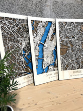 Carica l'immagine nel visualizzatore di Gallery, Mappa 3D in legno di Roma