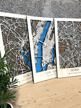 Carica l&#39;immagine nel visualizzatore di Gallery, Mappa 3D in legno di Roma
